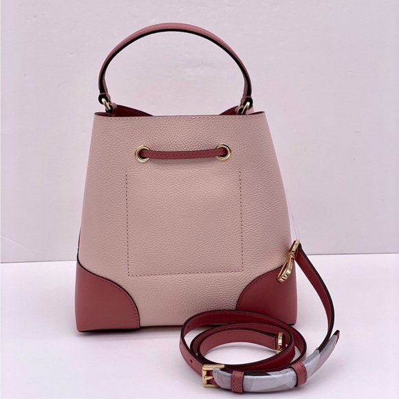 Michael Kors medium Mercer drawstring bucket satchel messenger bag Crossbody - Picture 5 of 11